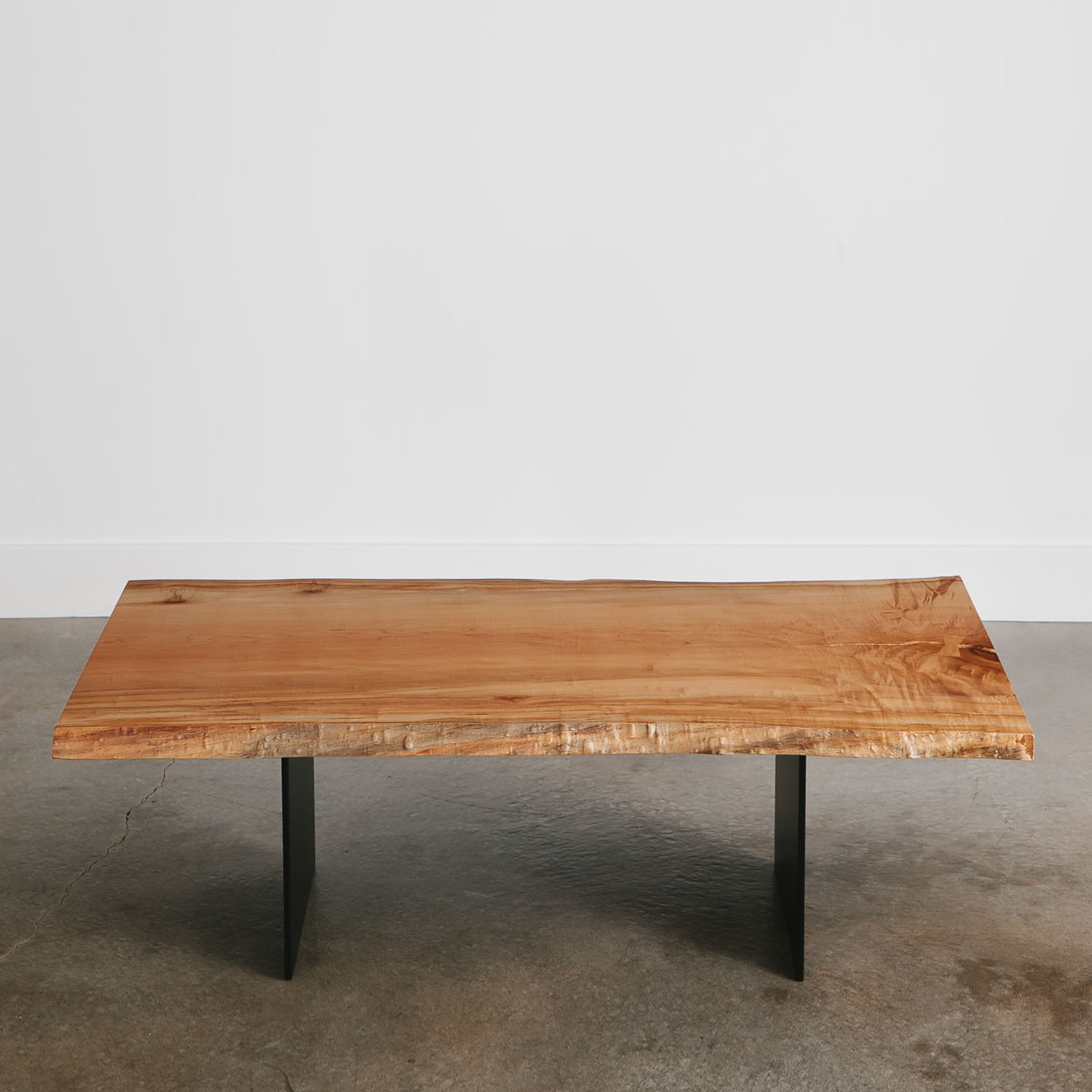 Maple Coffee Table No. 137 Elko Hardwoods Modern Live Edge