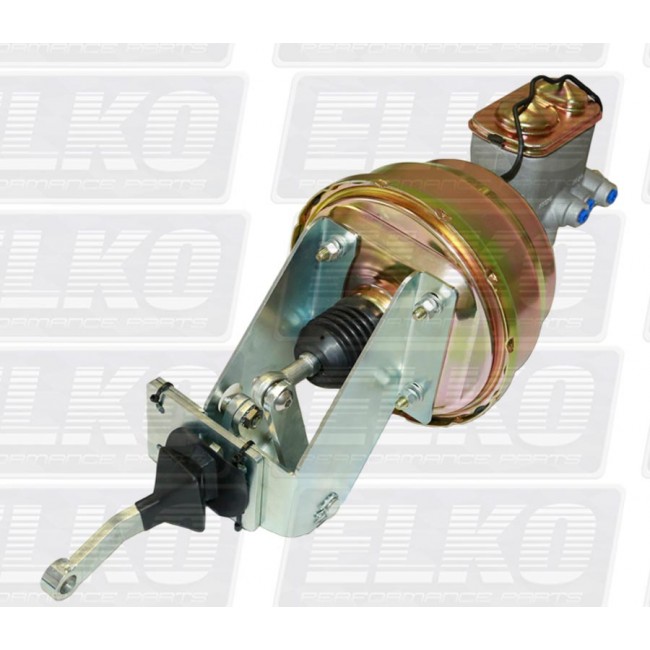 Offset Brake Booster Bracket Setup with Dual Diaphragm Booster & Master