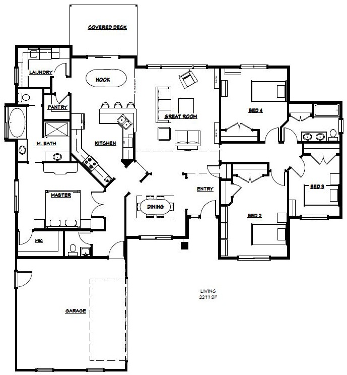 Model 2277 Elk Ridge Custom Homes