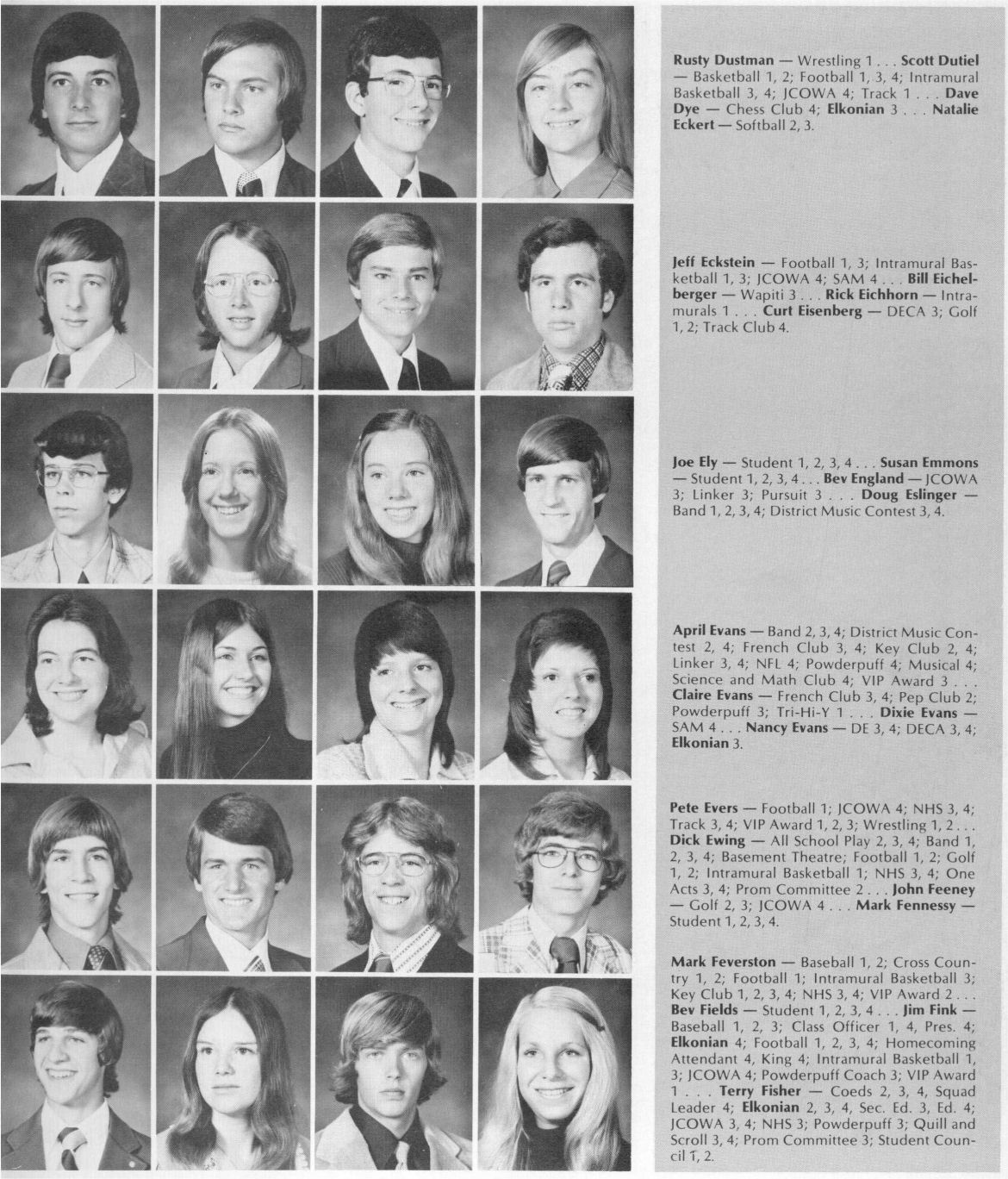 Yearbook Portraits « Centerville High School Class of 1975 (Centerville