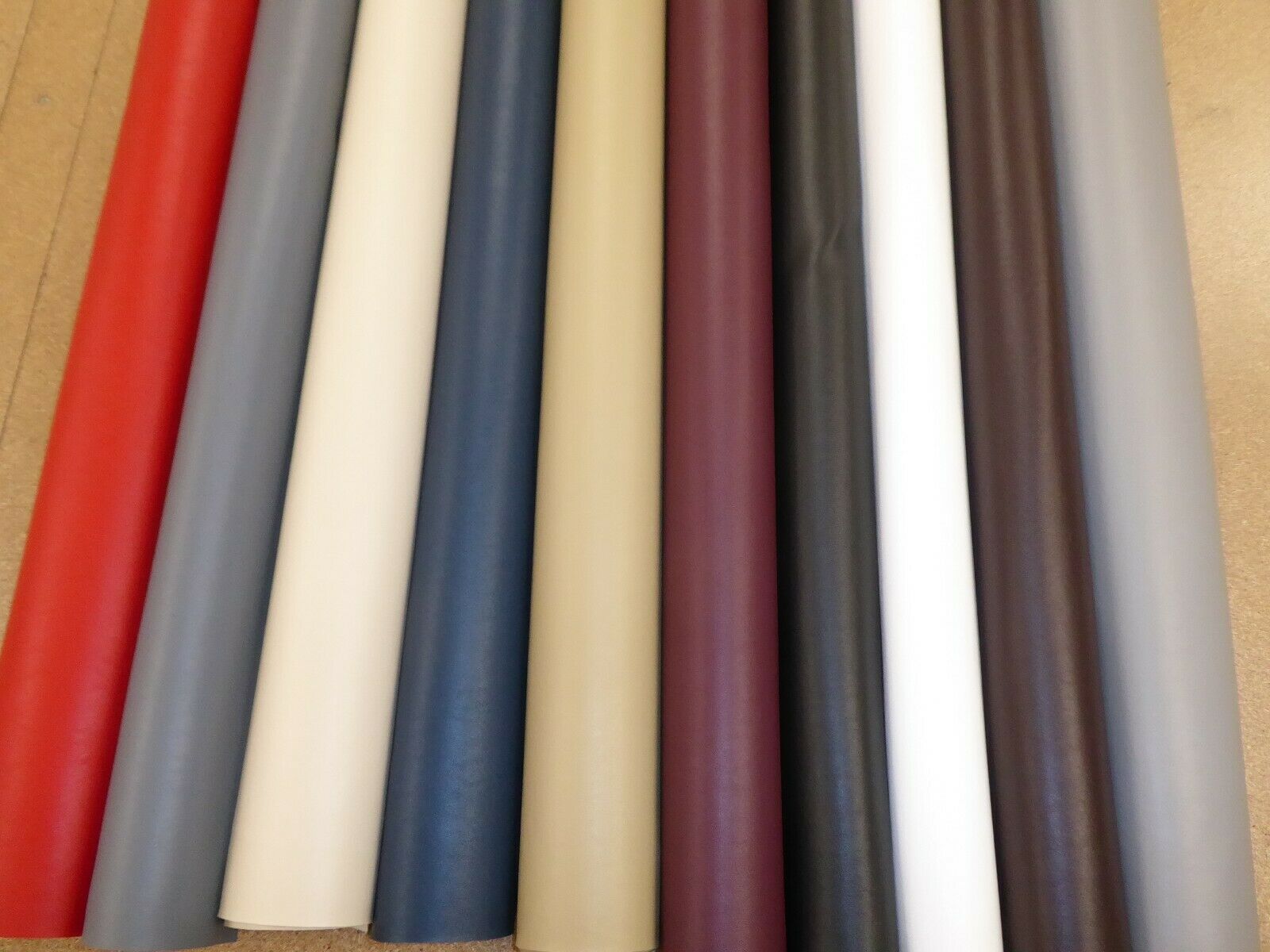 Faux Leather Upholstery Fabric (in 11 Colours) Ellbee Fabrics