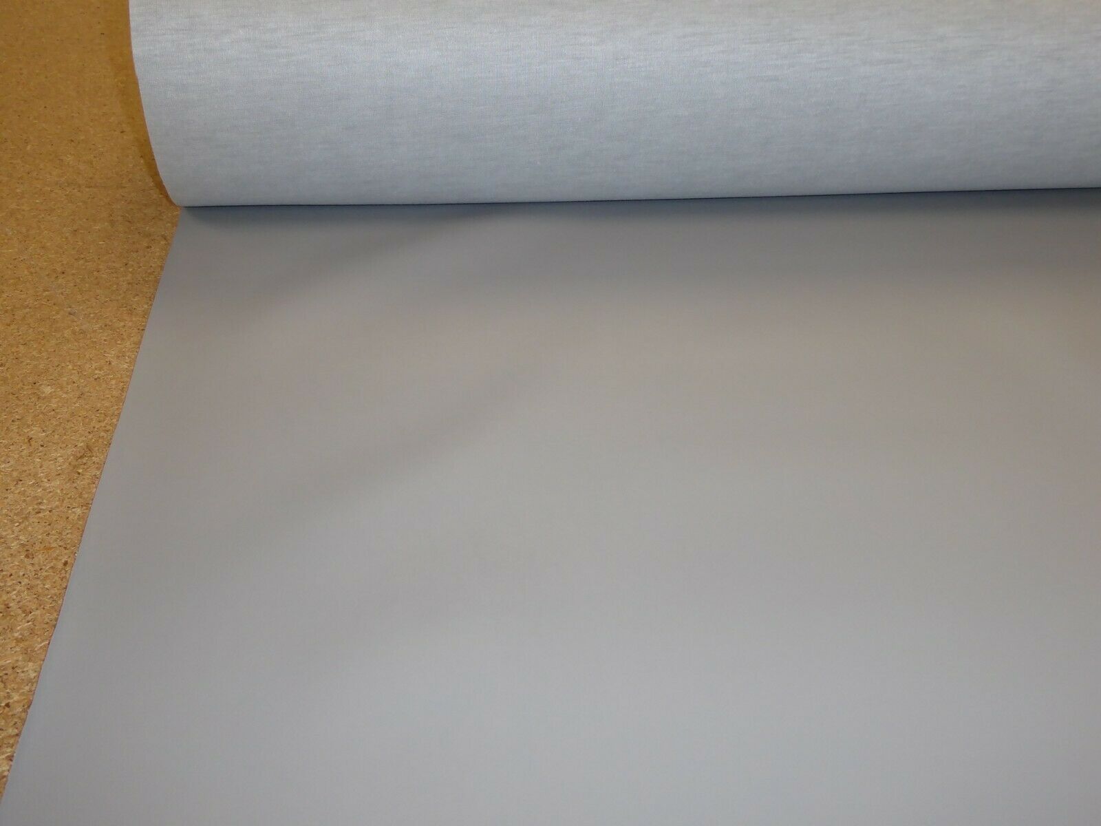LIGHT GREY Faux Leather / Vinyl Upholstery Fabric Ellbee Fabrics