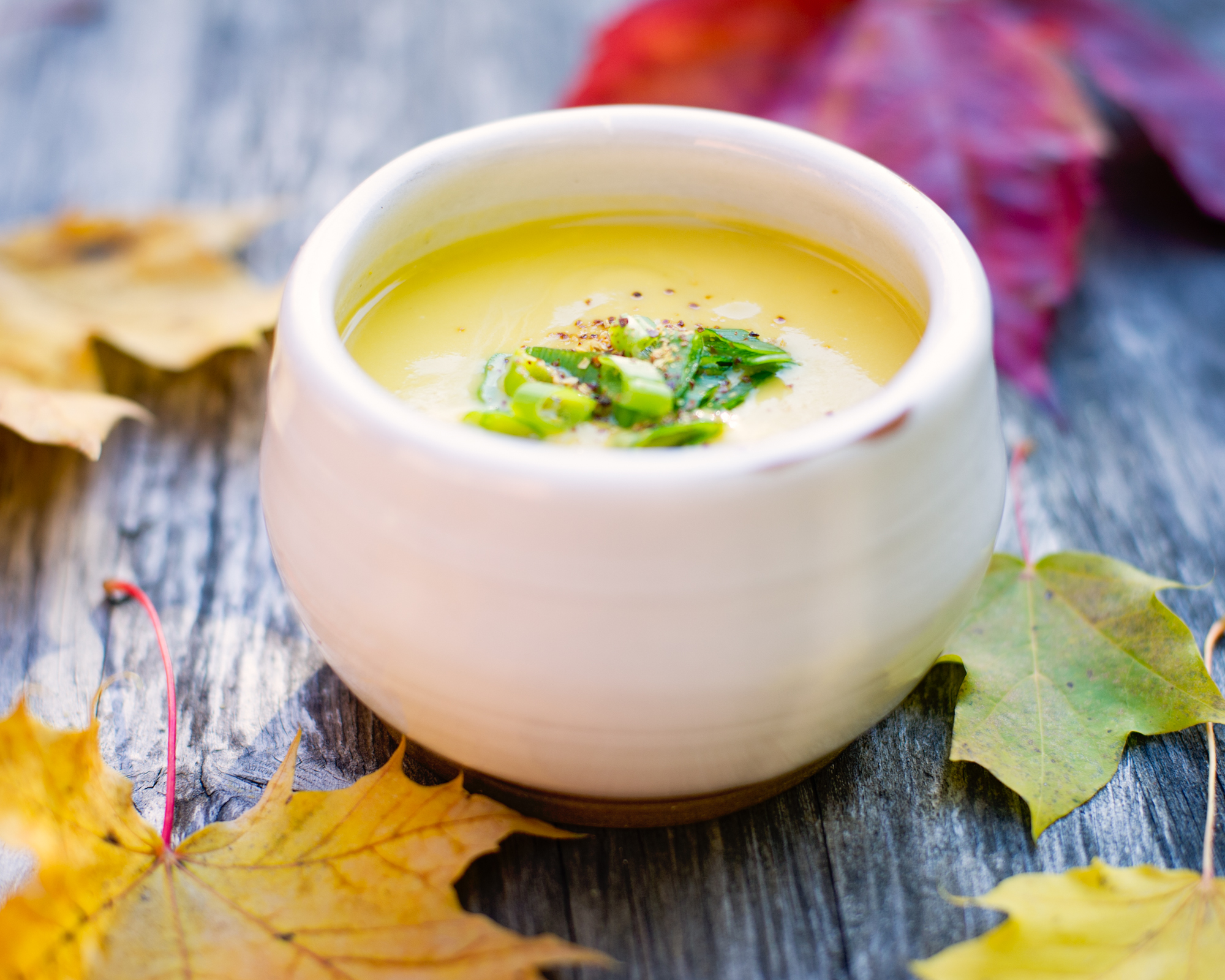 Potage carottes, chouxfleurs et gingembre Elle et ses bagatelles