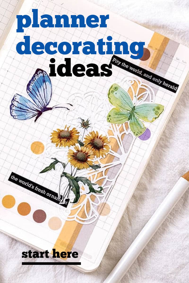 Planner Decoration Ideas Ellen Blogs
