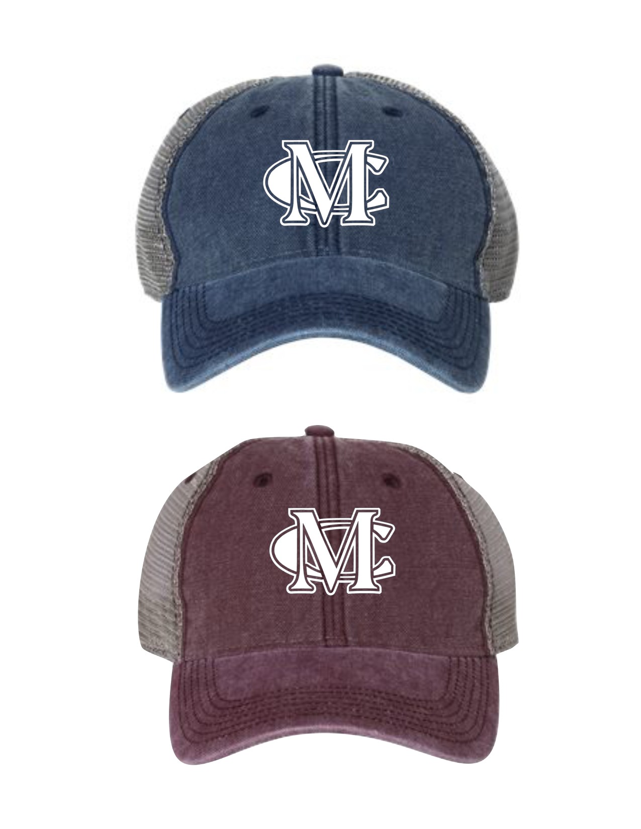 MC Baseball Logo Trucker Hat EM Local
