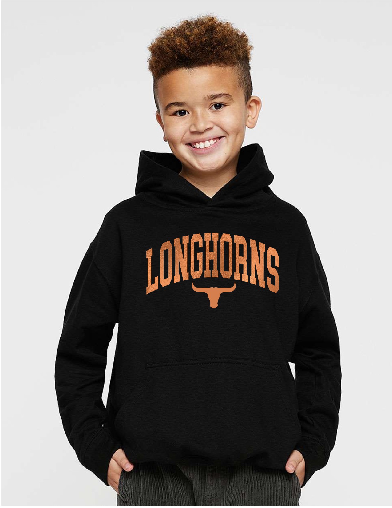 LONGHORNS arch Fleece Hoodie YOUTH EM Local