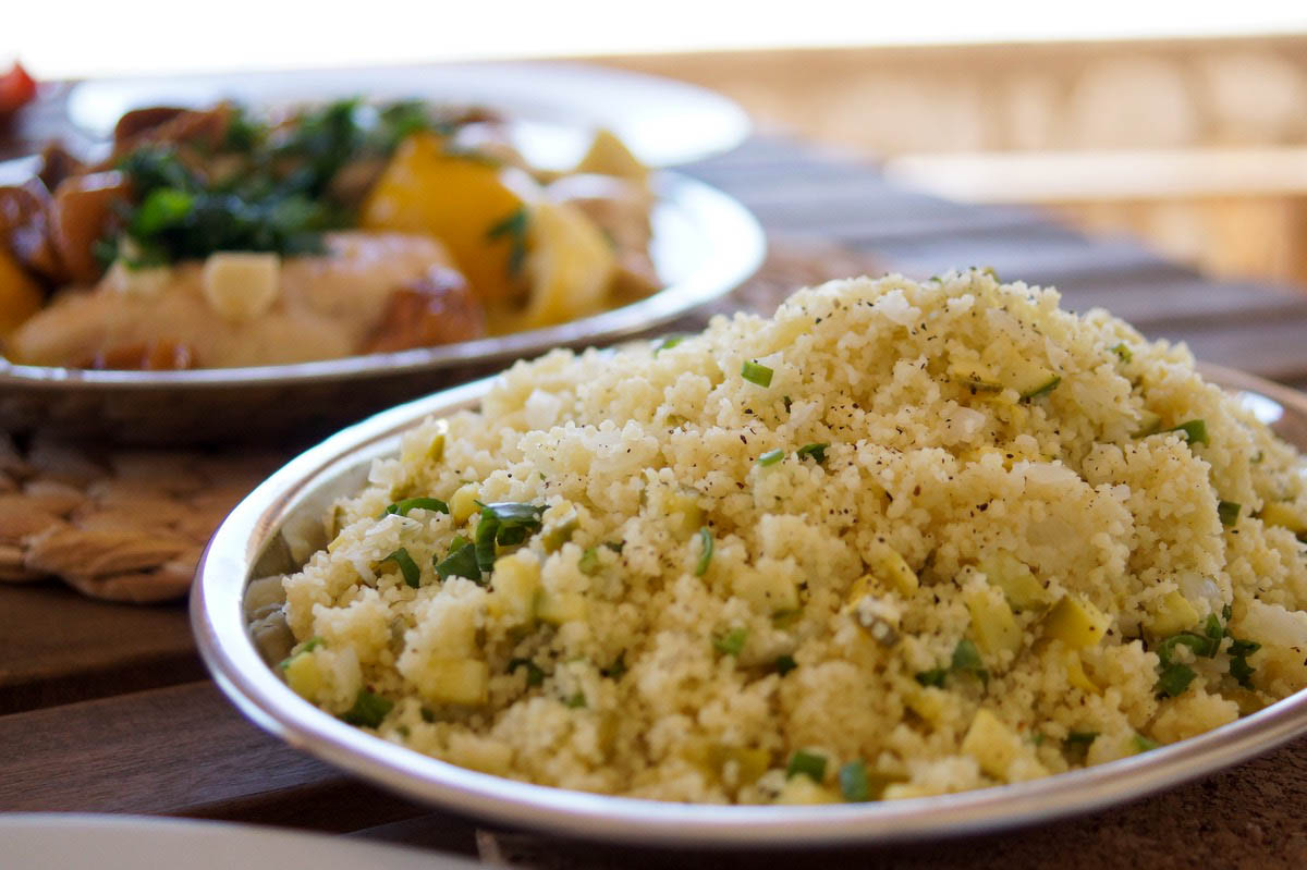 Couscous mit Zitrone und Zucchini Rezept Elle Republic