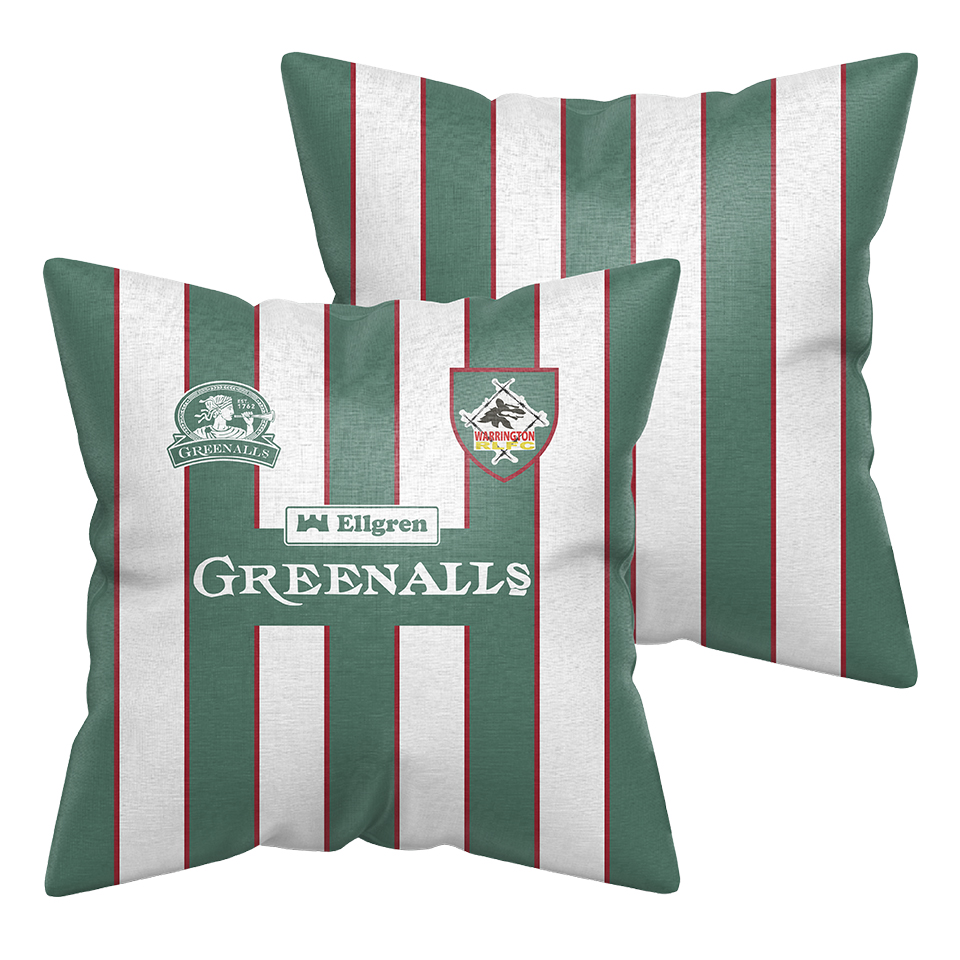 Warrington RLFC Retro Cushion Ellgren
