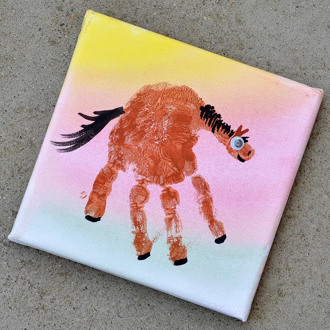Fuß und HandabdruckKunst elliboettcher.de