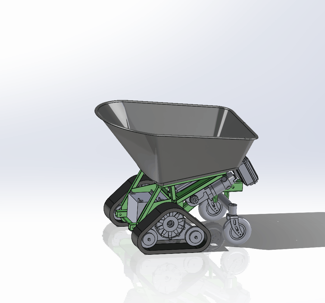 Remote control wheelbarrow with tracks elliotmade