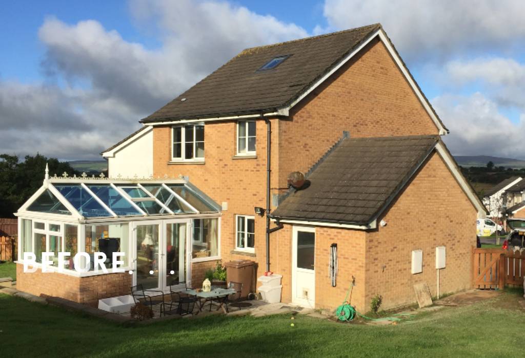 Extension over garage provides additional space Elliott Construction