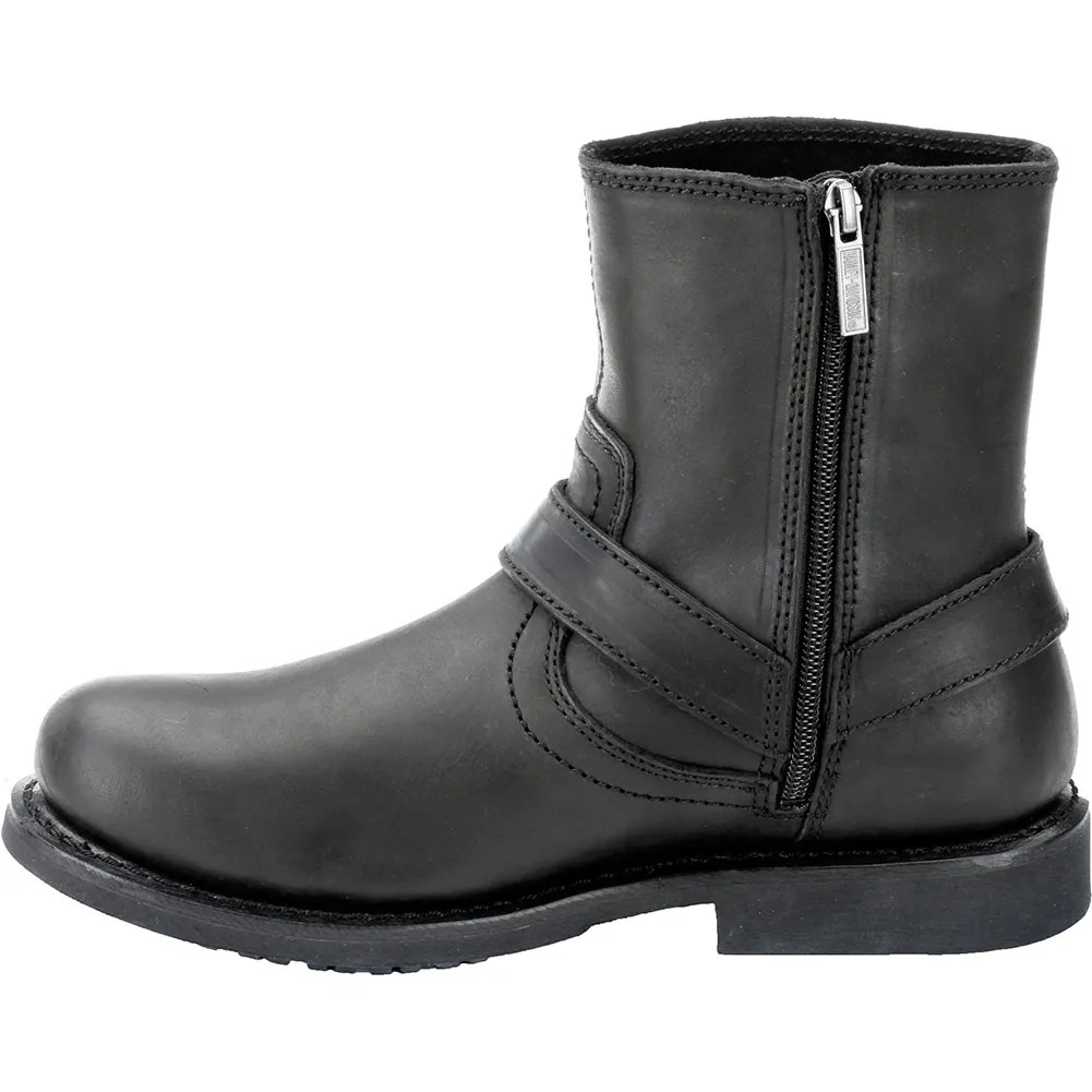 Harley Davidson Men's Scout Motorcycle Boots Black elliottsboots