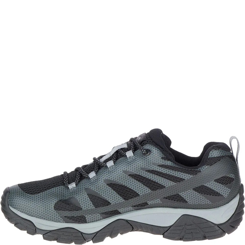 Merrell Men's Moab Edge 2 WP Hiking Shoes Black elliottsboots