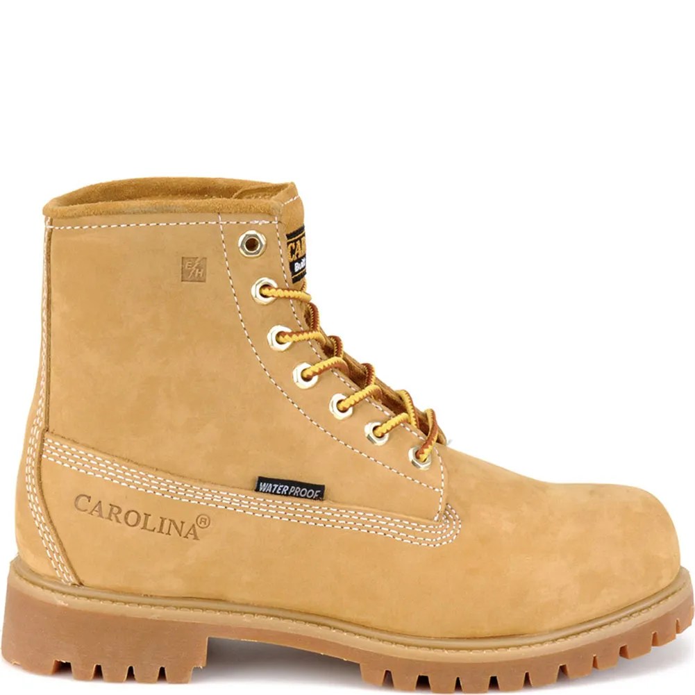 Carolina Men's Oil Resistant Work Boots Wheat elliottsboots