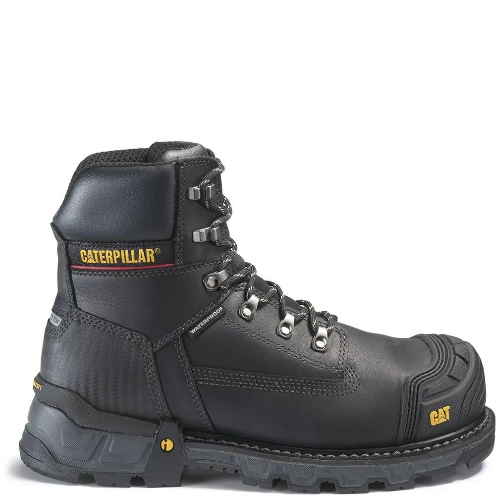 Caterpillar Men's Excavator XL Safety Boots Black elliottsboots