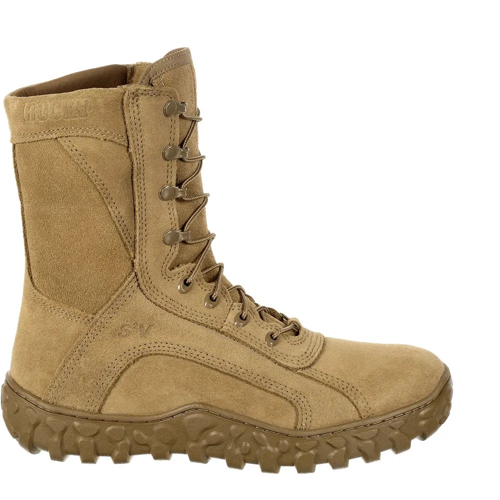 Rocky Men's S2V Tactical PTFE Military Boots Coyote Brown elliottsboots