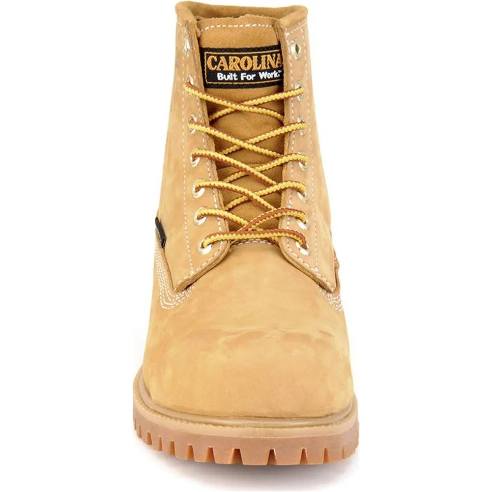 Carolina Men's Oil Resistant Work Boots Wheat elliottsboots