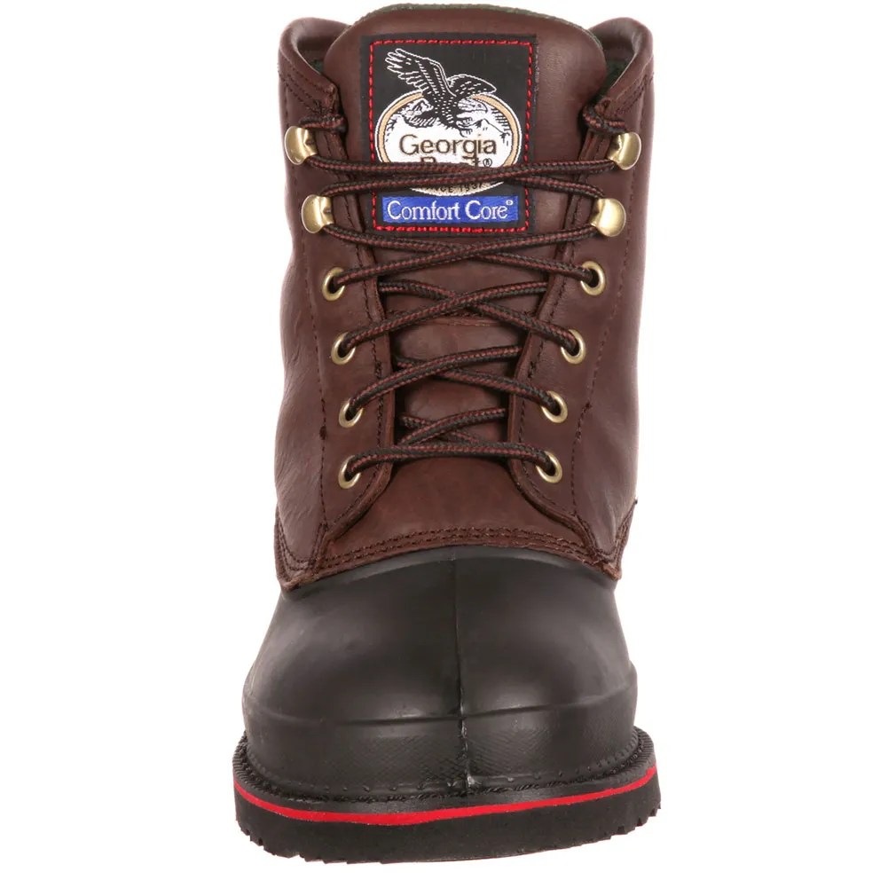 Men's Mud Dog Safety Boots Chocolate elliottsboots
