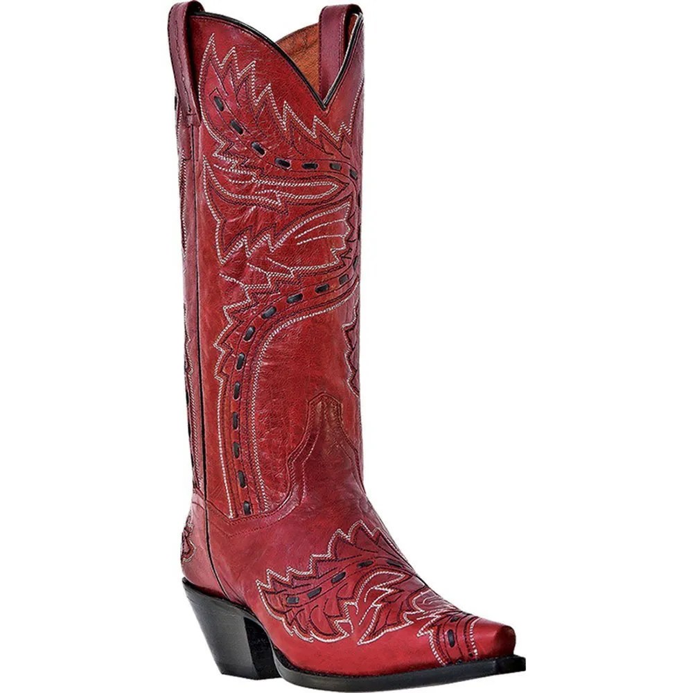 Dan Post Women's Sidewinder Cowboy Boots Red elliottsboots