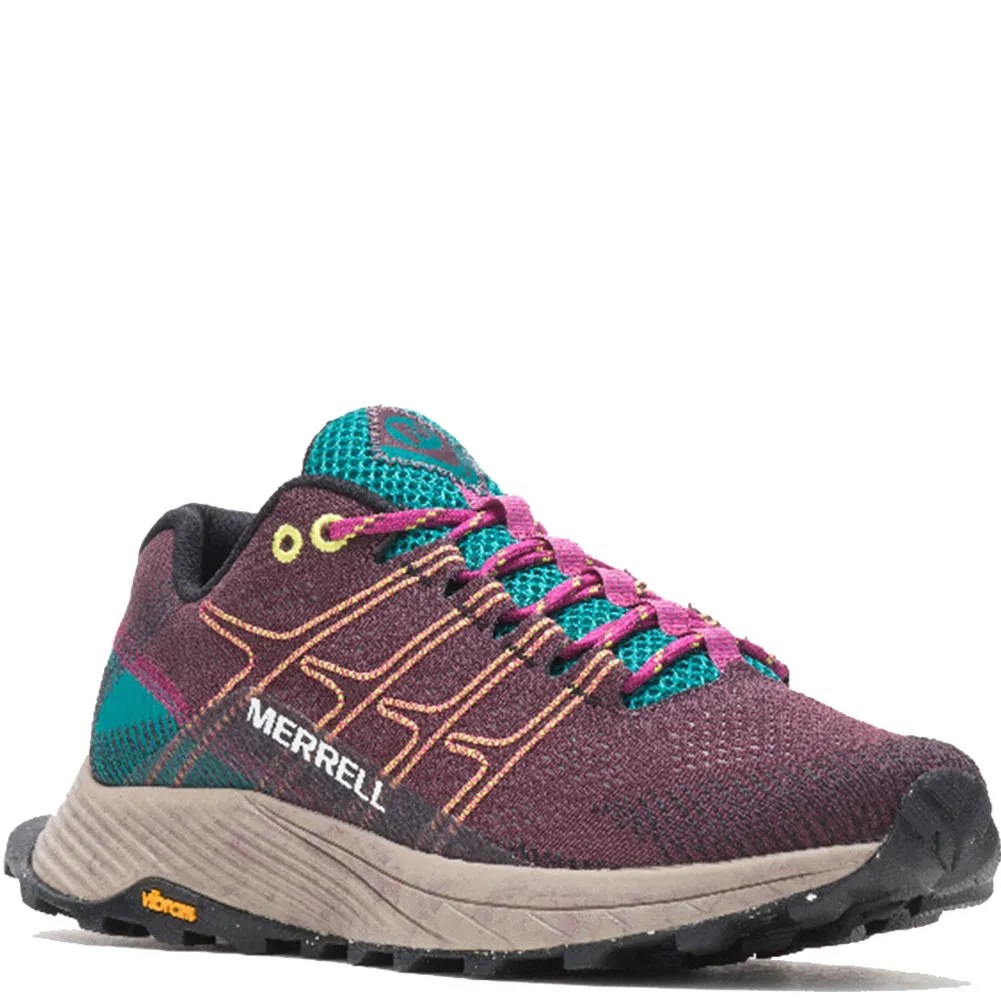 Merrell Women's Moab Flight Athletic Shoes Burgundy elliottsboots