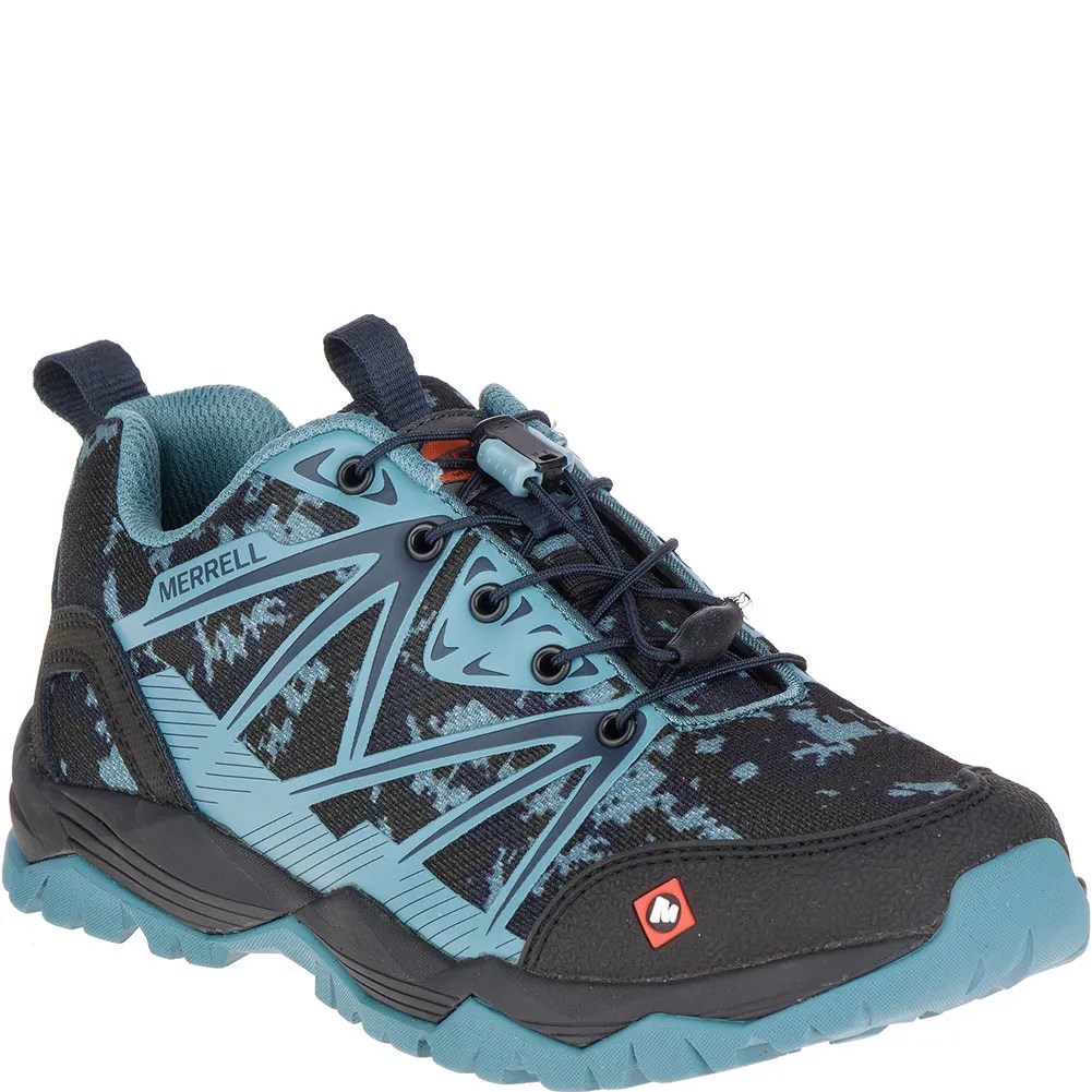 Merrell Women's Fullbench Work Shoes Navy elliottsboots