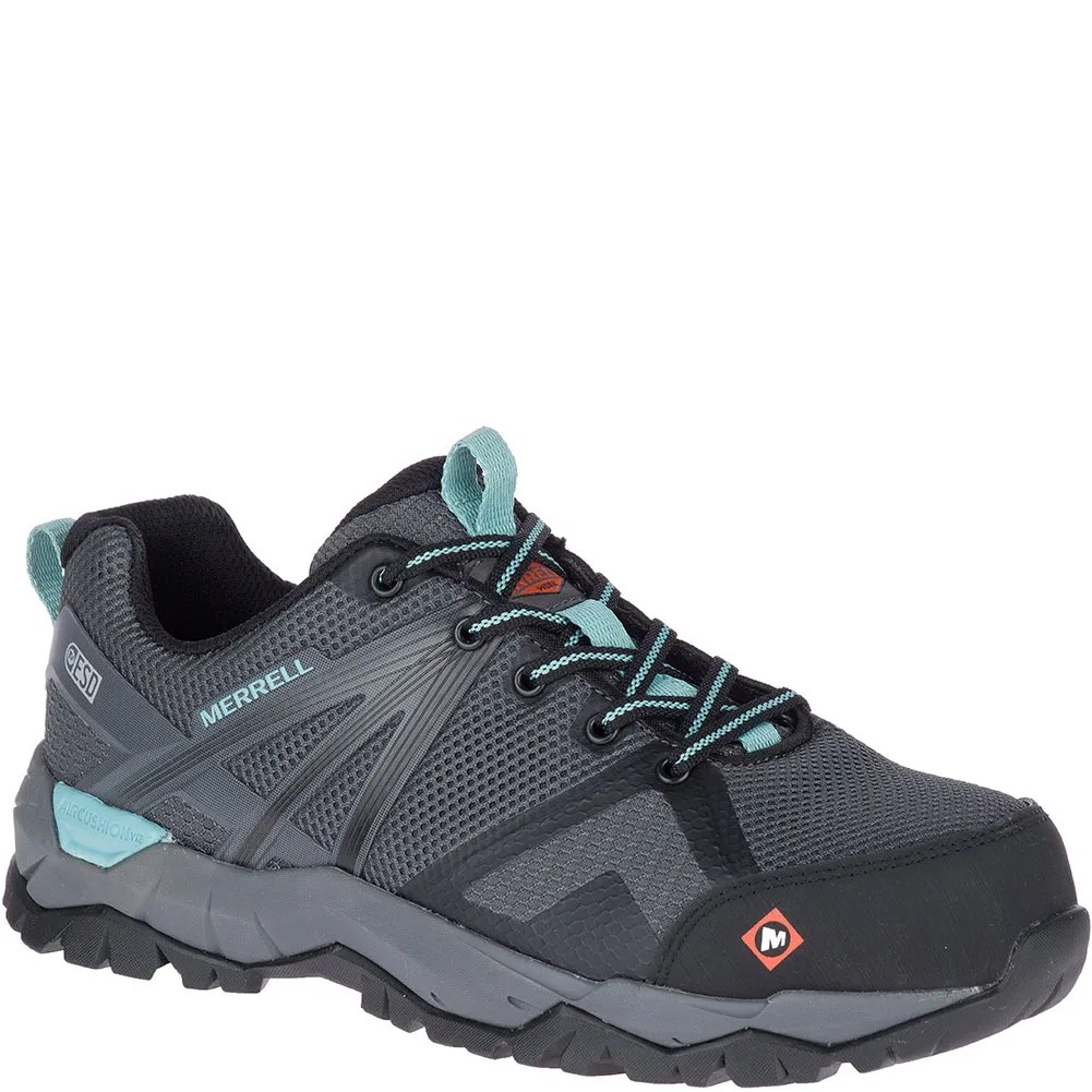 Merrell Women's Fullbench 2 SD Safety Shoes Castle Rock elliottsboots