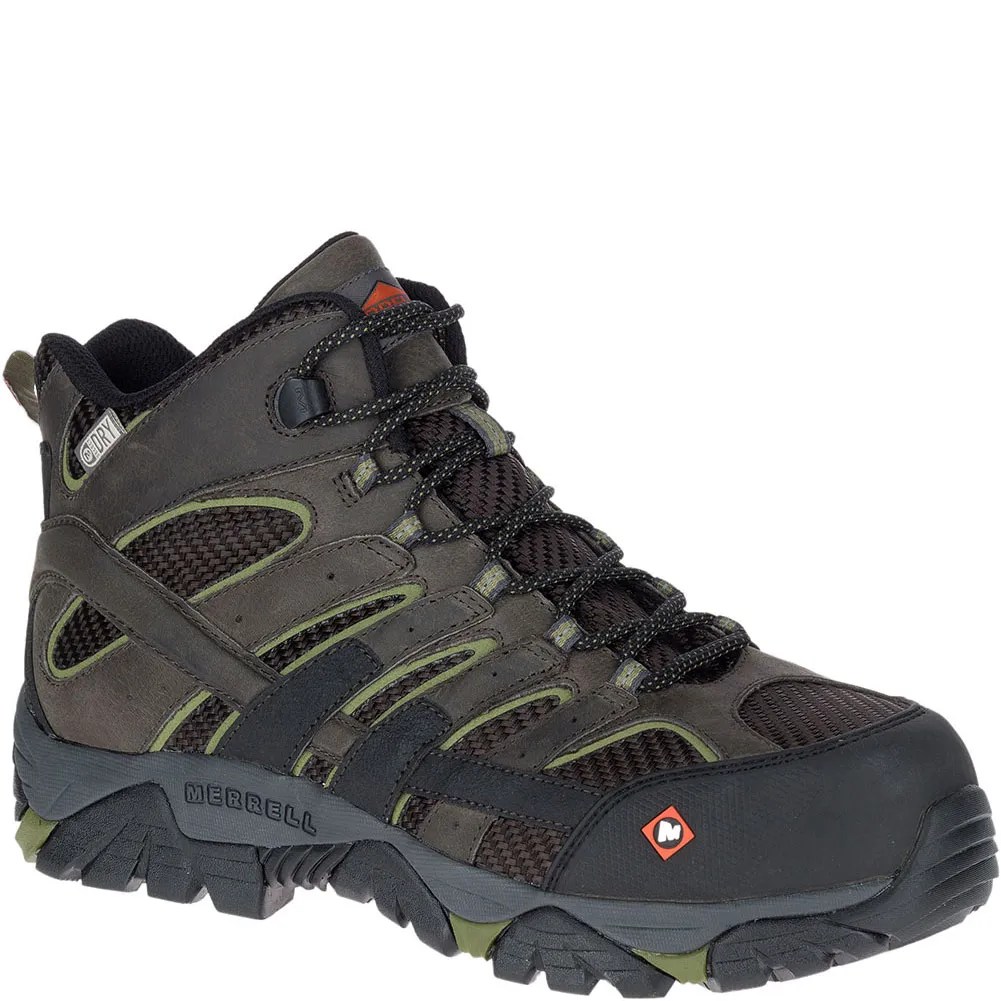 Merrell Men's Moab 2 Vent Wide Safety Boots Pewter bootbay