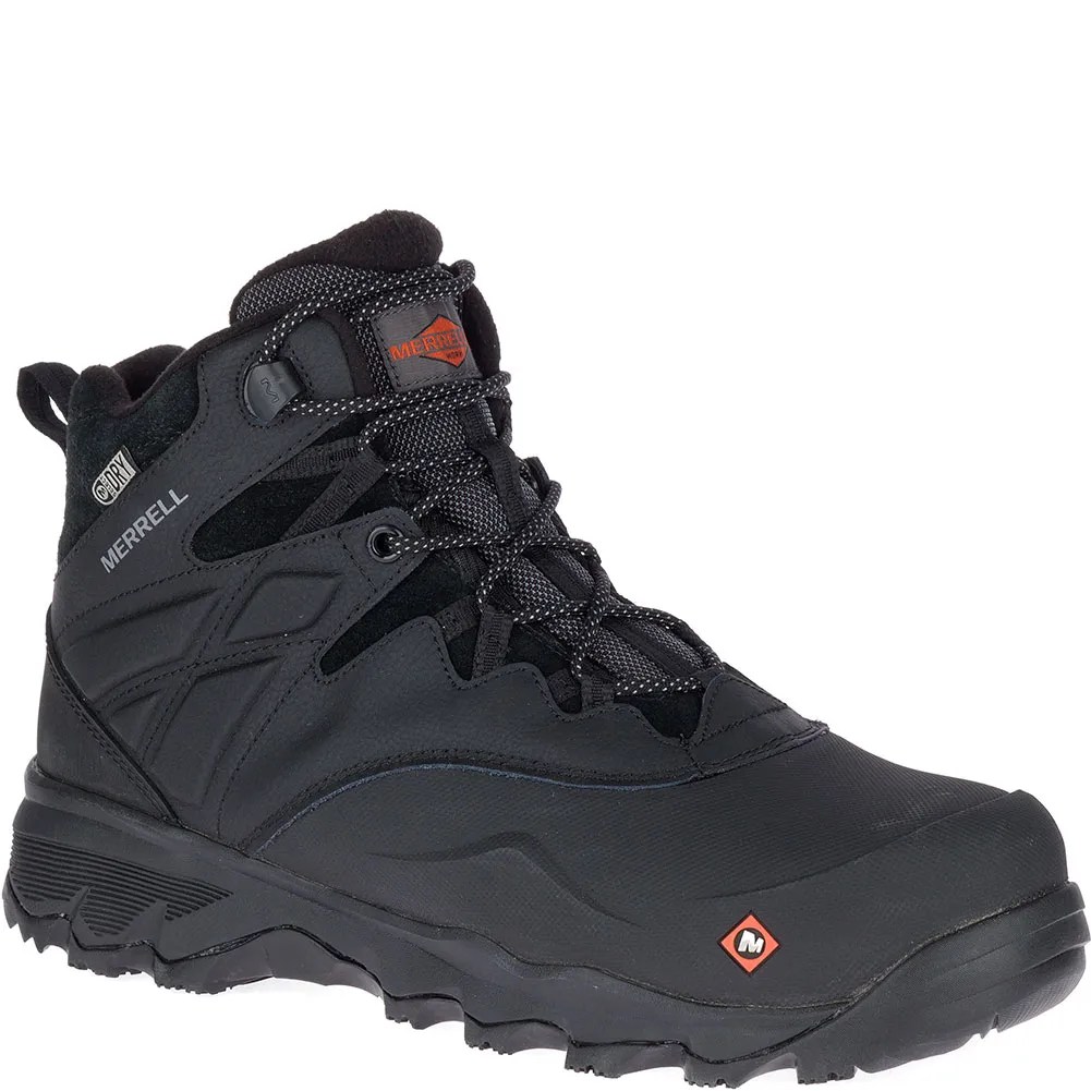 Merrell Men's Thermo Adventure Ice+ WP Safety Boots Black elliottsboots