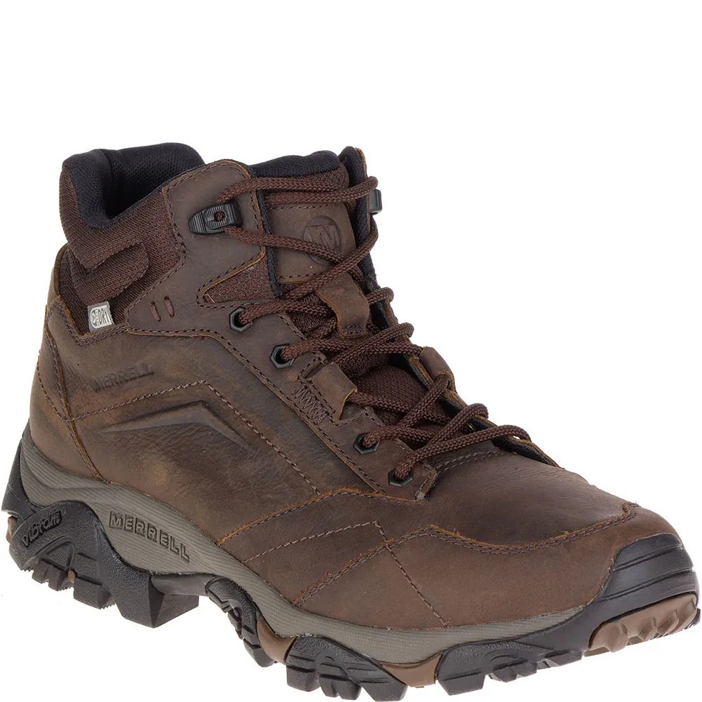 Merrell Men's Moab Adventure Mid WP Hiking Boots Dark Earth