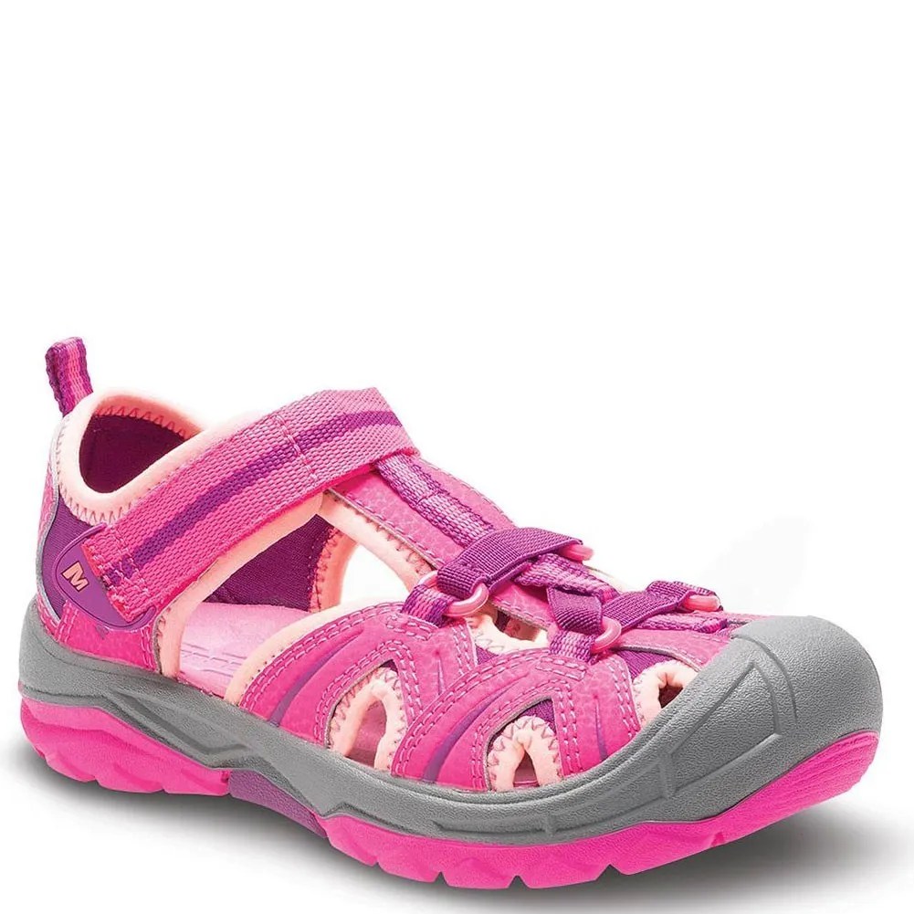 Merrell Girls Hydro Sandals Pink elliottsboots