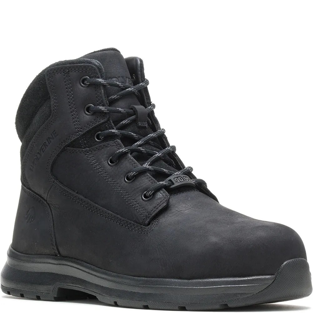 Wolverine Men's Logan ESD Safety Boots Black elliottsboots