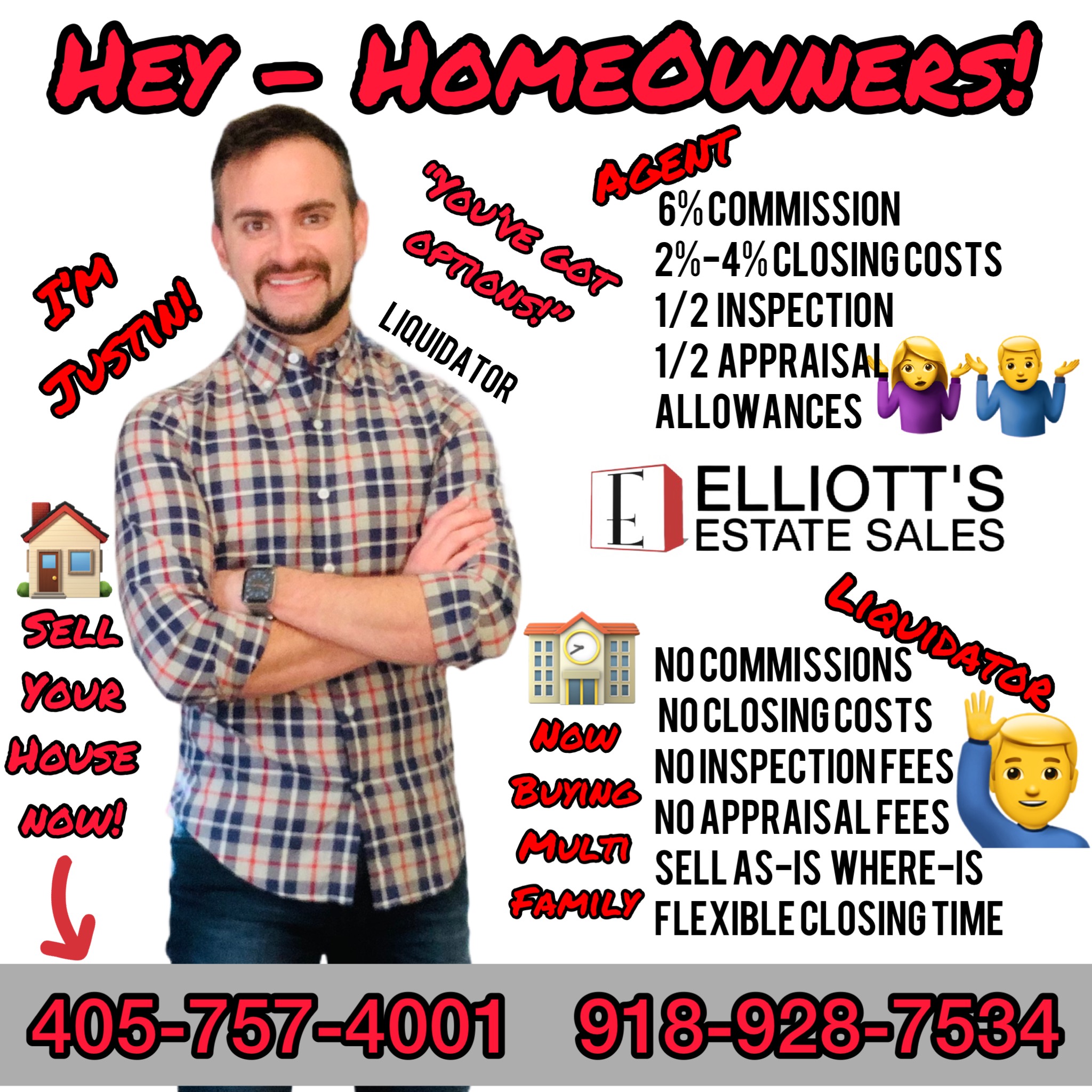 Hey, Home Owners Sell Your House! Elliott's Estate Sales