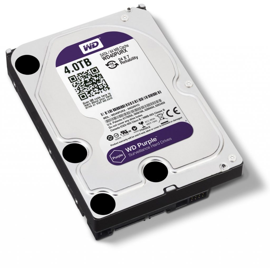 WD40PURX 4TB Surveillance Class Hard Drive from WD
