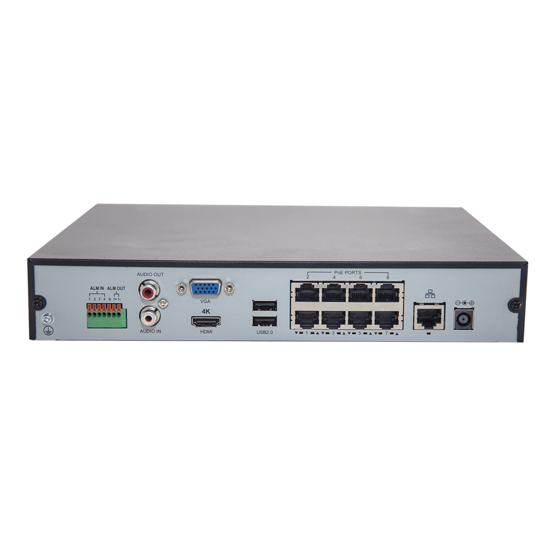 NVR30108XP8 Uniview 8 Channel NVR with PoE
