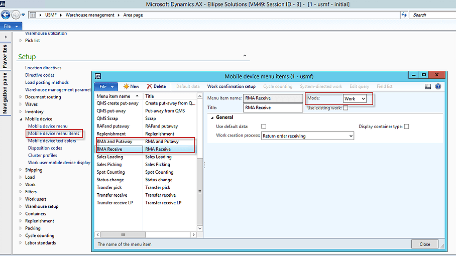 Handling RMAs On Mobile Devices in Dynamics AX 2012 R3 Ellipse Solutions