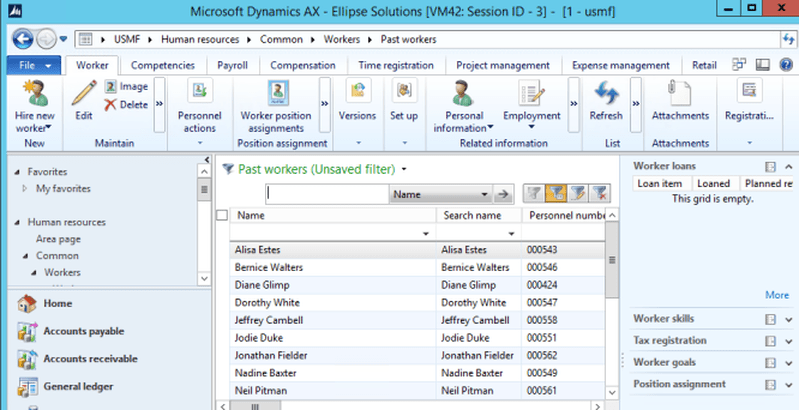 Microsoft Dynamics AX 2012 Application User and IT.
