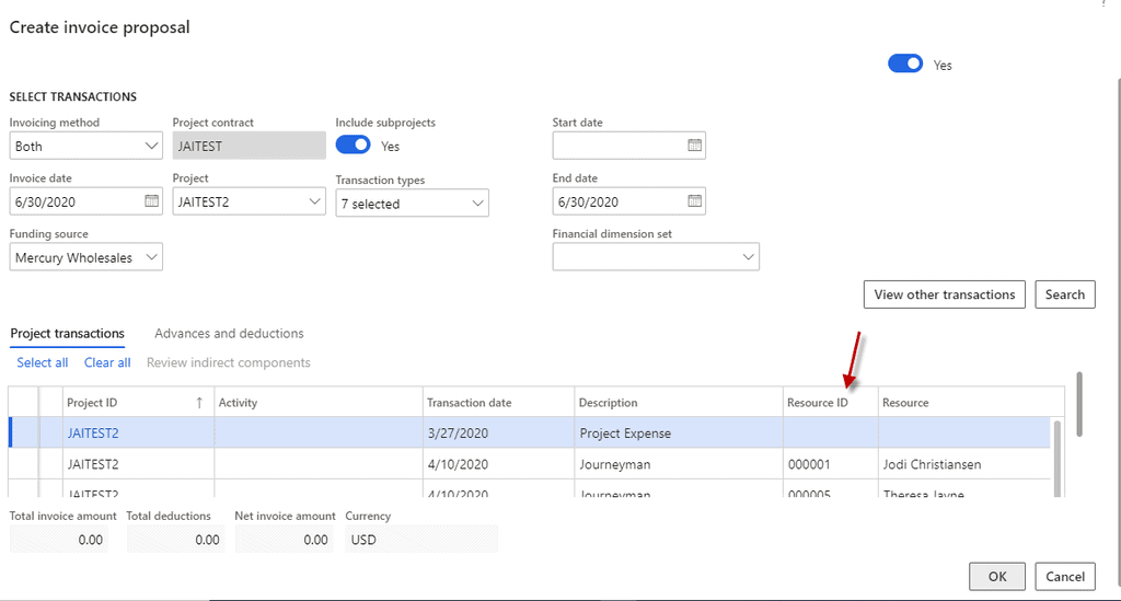 Dynamics 365 A New Project Invoice Proposals Tidbit Ellipse Solutions