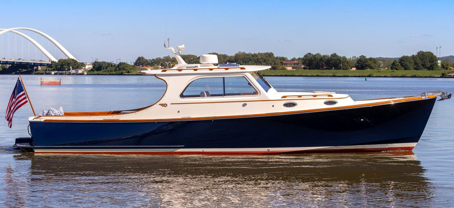 Hinckley 36 Picnic Boat Available for Charter Ellis Boat Charters