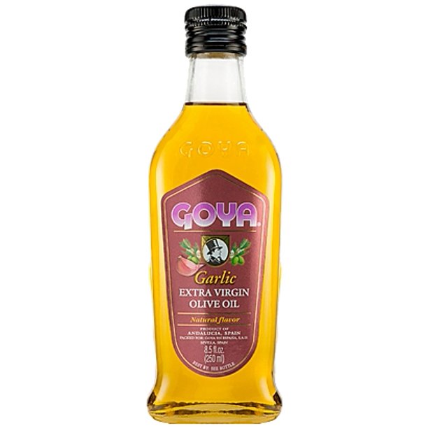 Goya Extra Virgin Olive Oil Garlic 8.5Oz. 1195
