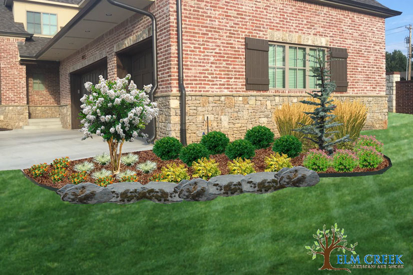Elm Creek Tulsa OK Landscape Design and Landscaping