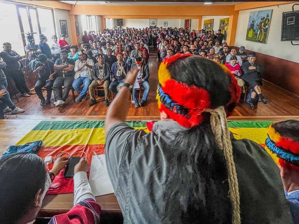 CONAIE denunció que cuentas bancarias de dirigentes fueron bloqueadas