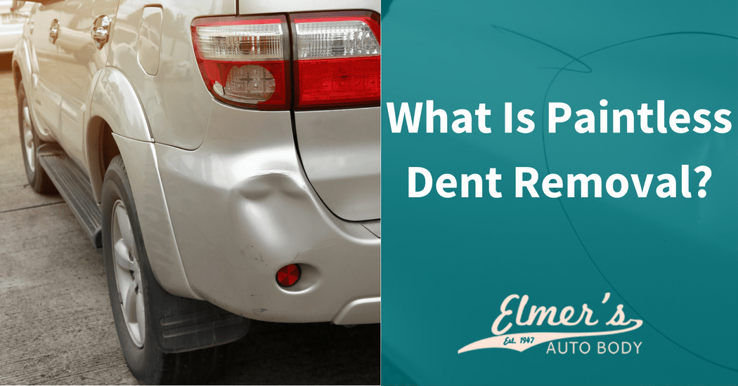 What Is Paintless Dent Removal? Elmer's Auto Body PDR