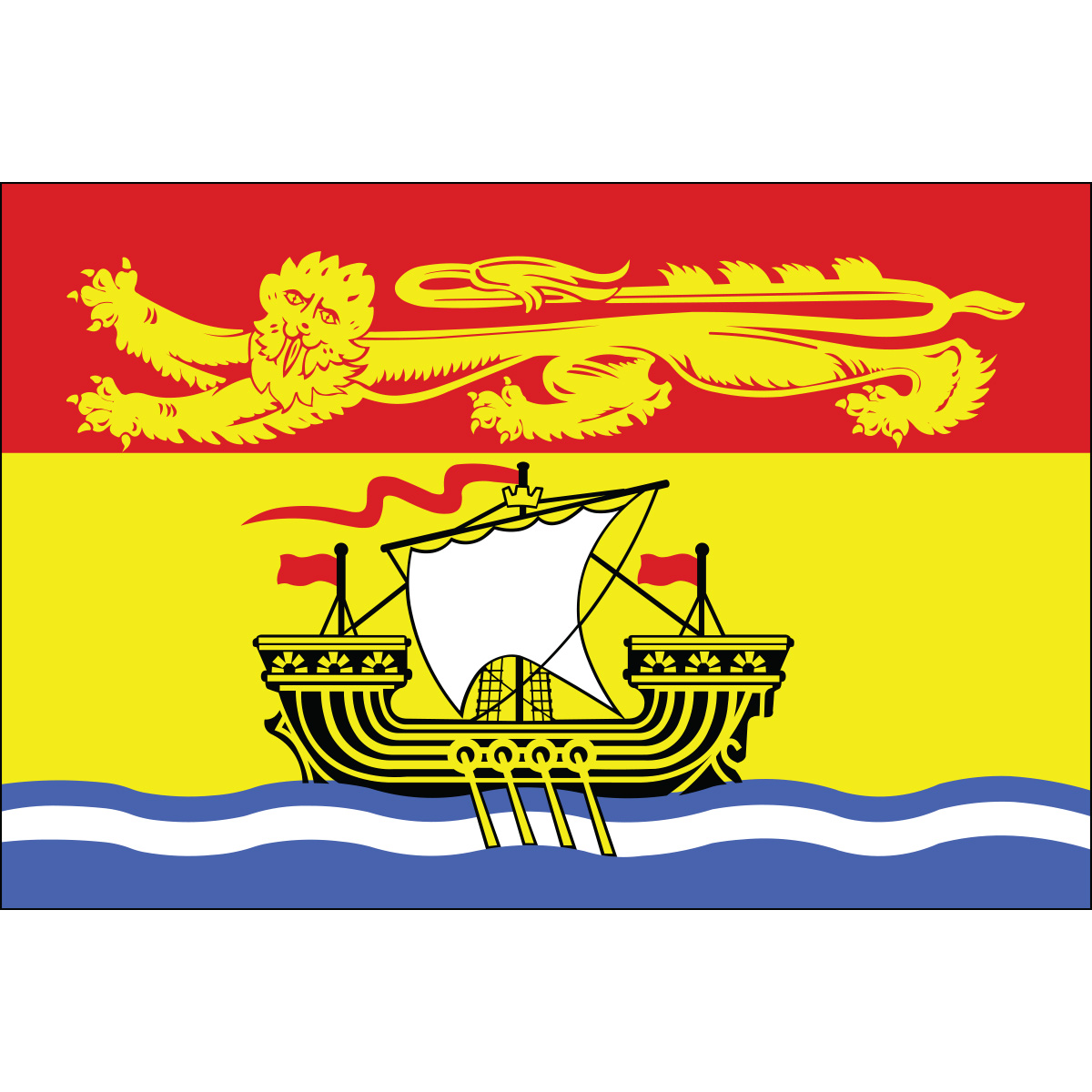 NEW BRUNSWICK FLAG (CANADA) - Elmers Flag and Banner