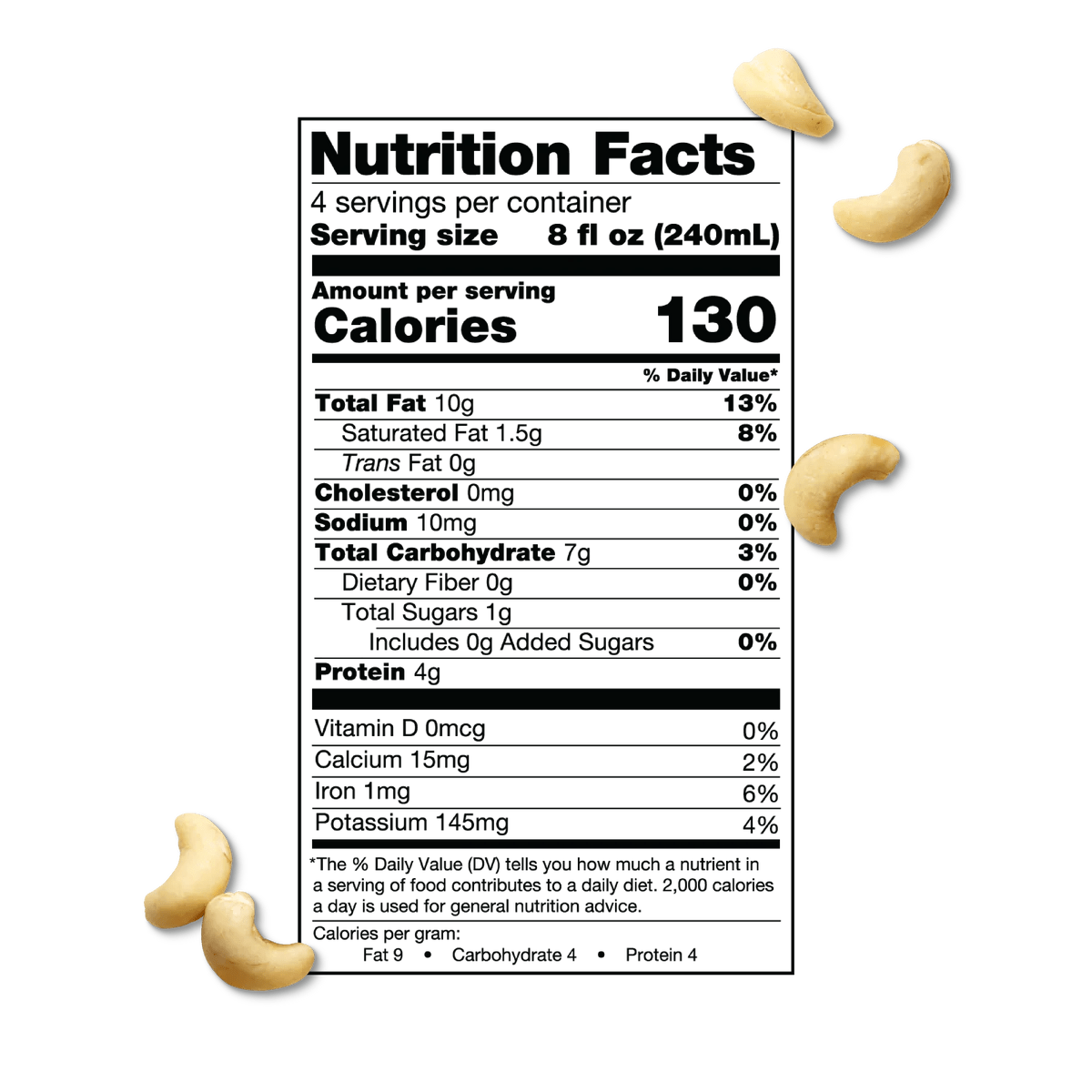 Unsweetened Cashew Milk, 32oz Milked Cashews™ Elmhurst 1925