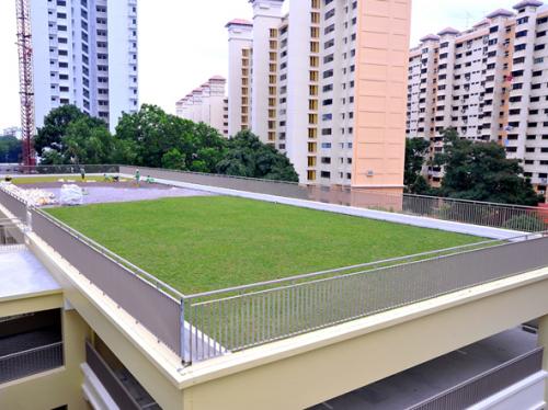HDB Car Park Roof 309B Ang Mo Kio Avenue 1 Singapore HDB Car Park Roof 309B Ang Mo Kio Avenue 1 Singapore