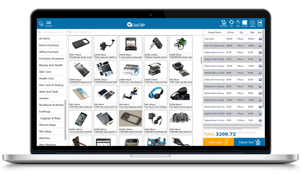 Mobile Repair Store POS Software EloERP Cloud