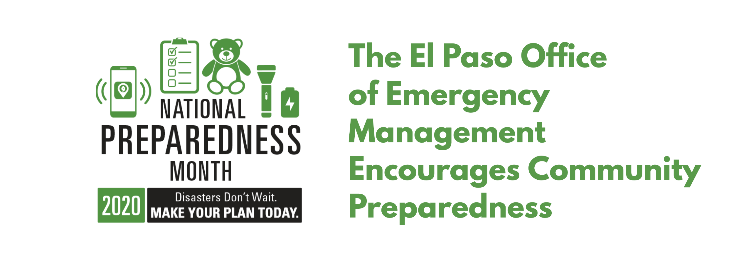 National Preparedness Month El Paso Office of Emergency Management