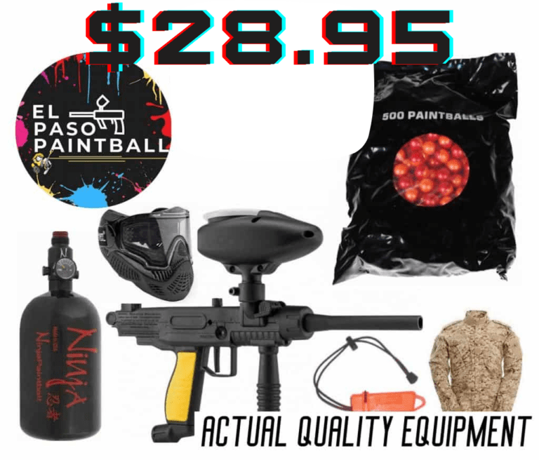 Prices El Paso Paintball