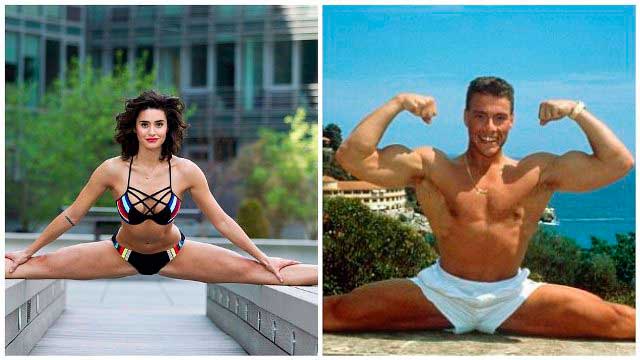La Hija De Jean Claude Van Damme Imita A Su Padre El Pirata