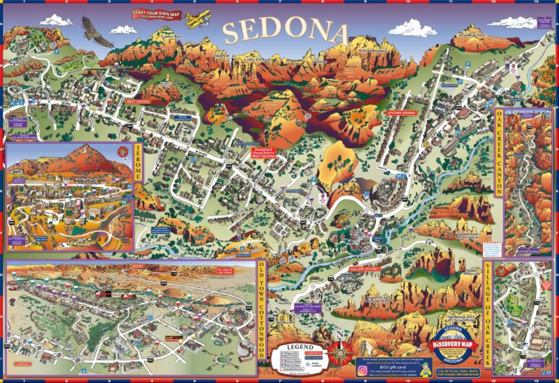 Location of El Portal Sedona Maps